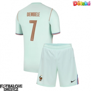 Francie Ousmane Dembele #7 Dětské Venkovní dres komplet MS 2026 Krátký Rukáv (+ trenýrky)